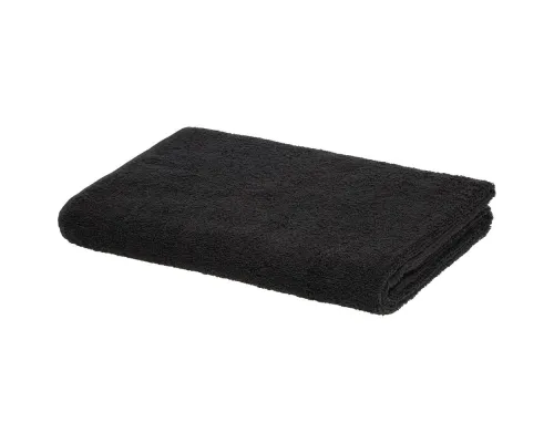 Полотенце отельное For Rooms, большое, черное Полотенце отельное For Rooms, большое, черное
