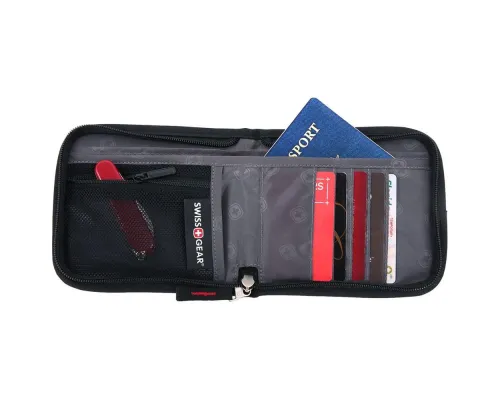 Кошелек на шею Swissgear, черный Кошелек на шею Swissgear, черный