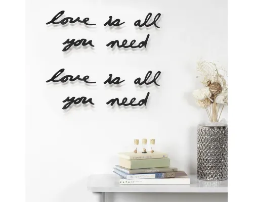 Декоративная надпись Love Is All You Need
