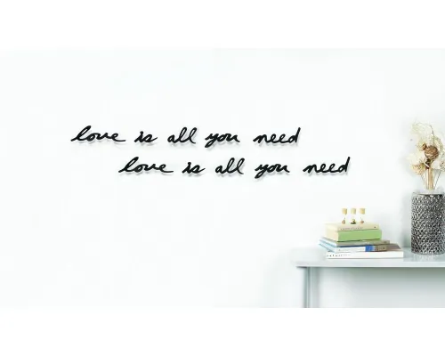Декоративная надпись Love Is All You Need