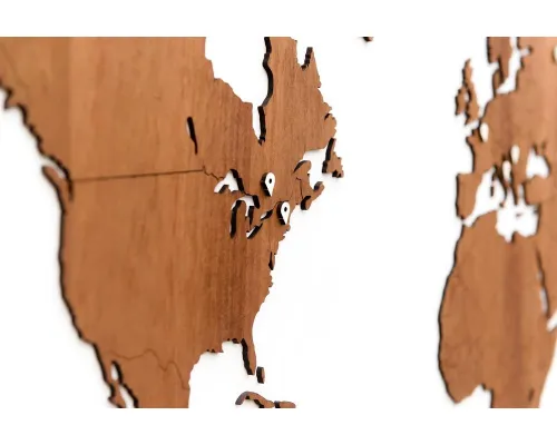 Деревянная карта мира World Map Wall Decoration Exclusive, красное дерево Деревянная карта мира World Map Wall Decoration Exclusive, красное дерево