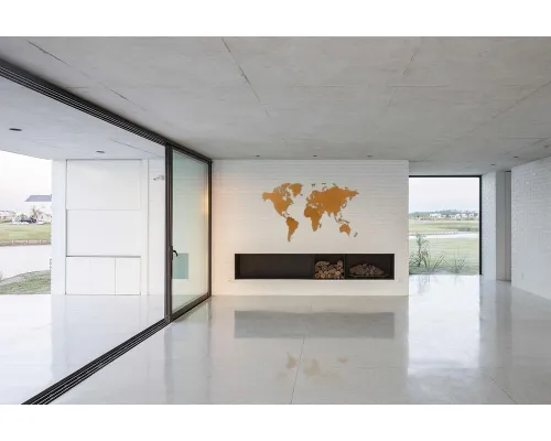 Деревянная карта мира World Map Wall Decoration Large, коричневая Деревянная карта мира World Map Wall Decoration Large, коричневая