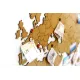 Деревянная карта мира World Map True Puzzle Large, коричневая