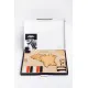 Деревянная карта мира World Map Wall Decoration Exclusive, дуб