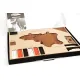 Деревянная карта мира World Map Wall Decoration Exclusive, красное дерево