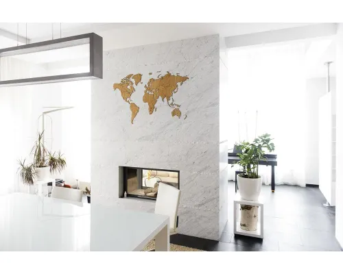 Деревянная карта мира World Map Wall Decoration Exclusive, дуб Деревянная карта мира World Map Wall Decoration Exclusive, дуб