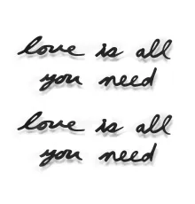 Декоративная надпись Love Is All You Need