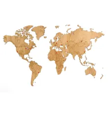 Деревянная карта мира World Map Wall Decoration Exclusive, дуб