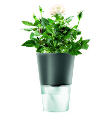 Горшок для растений Flowerpot, фарфоровый, серый