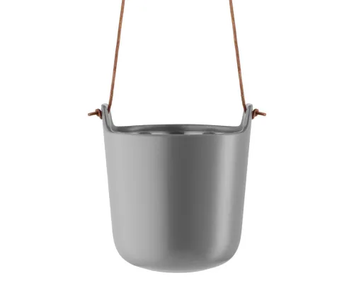Горшок для растений Flowerpot, подвесной, серый