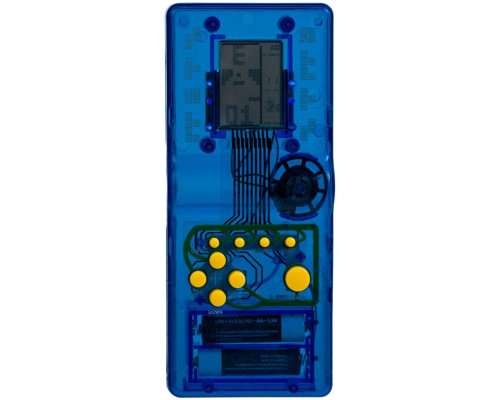 Игровая консоль Tetramino Transparent, синяя Игровая консоль Tetramino Transparent, синяя