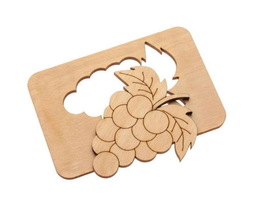 Карточки-раскраски Wood Games, фрукты Карточки-раскраски Wood Games, фрукты