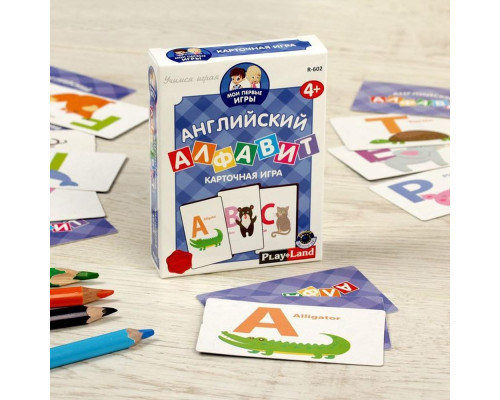 Карточная игра «Мои первые игры. Английский алфавит» Карточная игра «Мои первые игры. Английский алфавит»