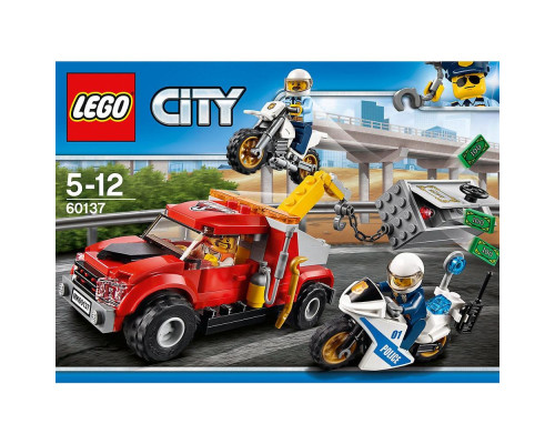 Конструктор «LEGO City. Побег на буксировщике» Конструктор «LEGO City. Побег на буксировщике»