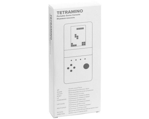 Игровая консоль Tetramino Transparent, синяя Игровая консоль Tetramino Transparent, синяя