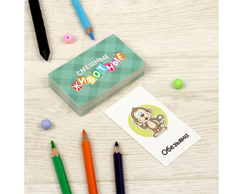Карточная игра «Мои первые игры. Смешные животные» Карточная игра «Мои первые игры. Смешные животные»