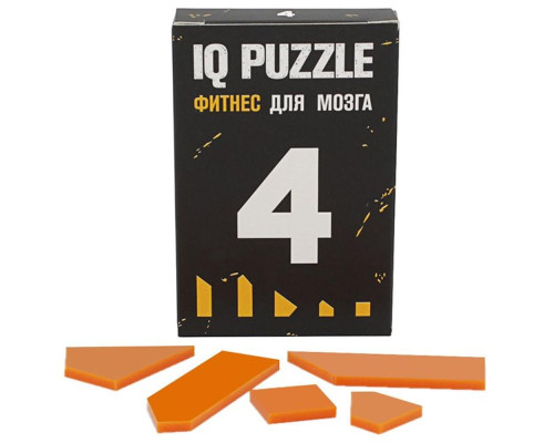 Головоломка IQ Puzzle Figures, цифра 4 Головоломка IQ Puzzle Figures, цифра 4