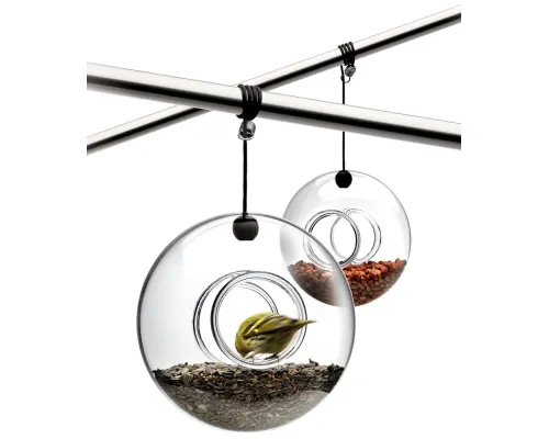 Кормушка для птиц Bird Feeder, подвесная, прозрачная Кормушка для птиц Bird Feeder, подвесная, прозрачная