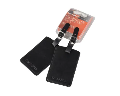 Набор из 2 бирок Luggage Accessories, черный Набор из 2 бирок Luggage Accessories, черный