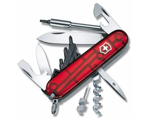 Офицерский нож CyberTool S, прозрачный красный Офицерский нож CyberTool S, прозрачный красный