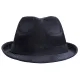 Шляпа Gentleman, черная с черной лентой