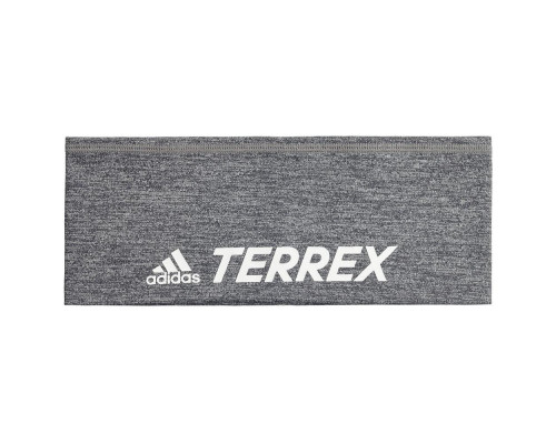 Спортивная повязка на голову Terrex Trail, серый меланж