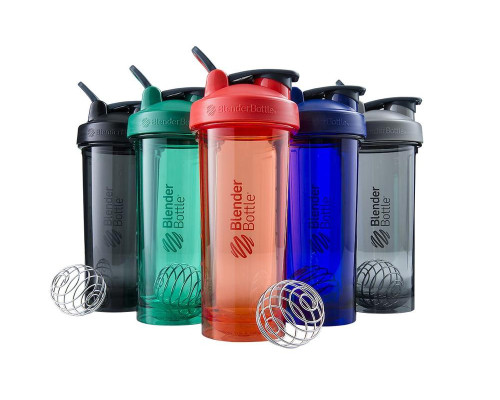 Спортивный шейкер Pro28 Full Color, красный (коралловый)