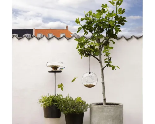 Кормушка для птиц Bird Feeder, подвесная, прозрачная Кормушка для птиц Bird Feeder, подвесная, прозрачная