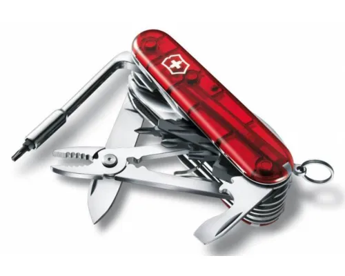 Офицерский нож CyberTool L, полупрозрачный красный Офицерский нож CyberTool L, полупрозрачный красный