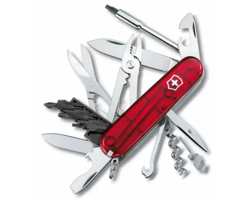 Офицерский нож CyberTool L, прозрачный красный Офицерский нож CyberTool L, прозрачный красный