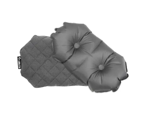 Надувная подушка Pillow Luxe, серая Надувная подушка Pillow Luxe, серая