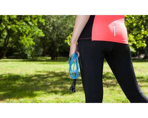Скакалка Jump Fit, синяя Скакалка Jump Fit, синяя