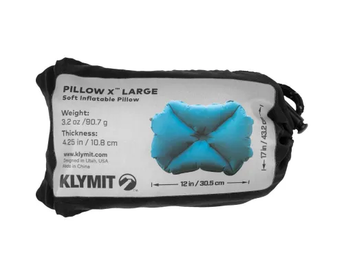 Надувная подушка Pillow X Large, бирюзовая
