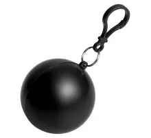 Дождевик в круглом футляре Nimbus, черный