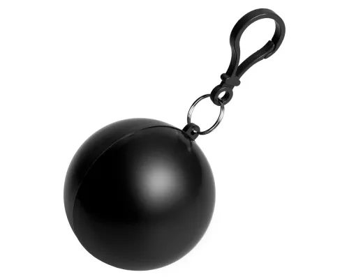 Дождевик в круглом футляре Nimbus, черный Дождевик в круглом футляре Nimbus, черный