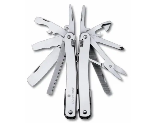 Мультитул SwissTool Spirit XC с поворотным механизмом, в кожаном чехле Мультитул SwissTool Spirit XC с поворотным механизмом, в кожаном чехле
