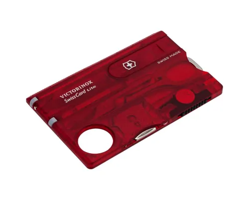 Набор инструментов SwissCard Lite, красный Набор инструментов SwissCard Lite, красный