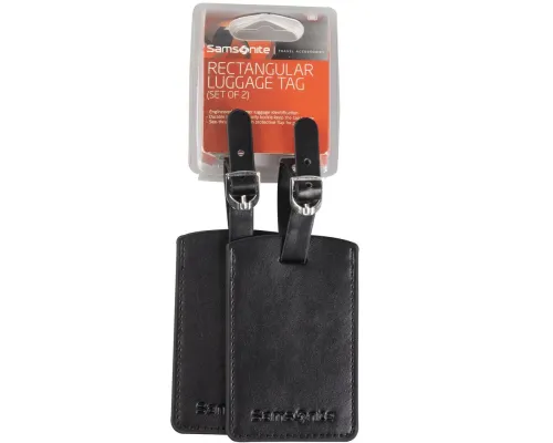 Набор из 2 бирок Luggage Accessories, черный Набор из 2 бирок Luggage Accessories, черный