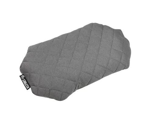 Надувная подушка Pillow Luxe, серая Надувная подушка Pillow Luxe, серая
