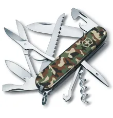 Нож перочинный Huntsman 91, зеленый камуфляж