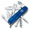 Офицерский нож CLIMBER 91, прозрачный синий