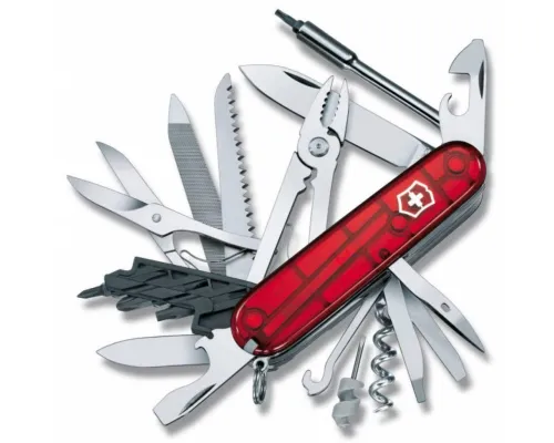 Офицерский нож CyberTool L, полупрозрачный красный Офицерский нож CyberTool L, полупрозрачный красный