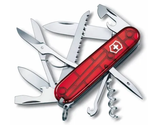 Офицерский нож Huntsman 91, прозрачный красный Офицерский нож Huntsman 91, прозрачный красный