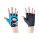 Перчатки для фитнеса Blister Off, черные с бирюзовым