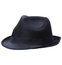 Шляпа Gentleman, черная с черной лентой