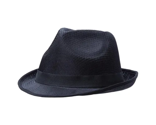 Шляпа Gentleman, черная с черной лентой Шляпа Gentleman, черная с черной лентой