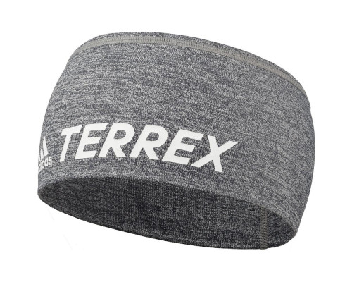 Спортивная повязка на голову Terrex Trail, серый меланж