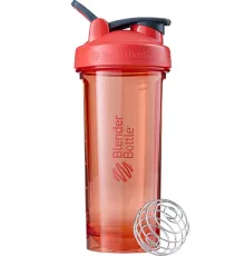 Спортивный шейкер Pro28 Full Color, красный (коралловый)