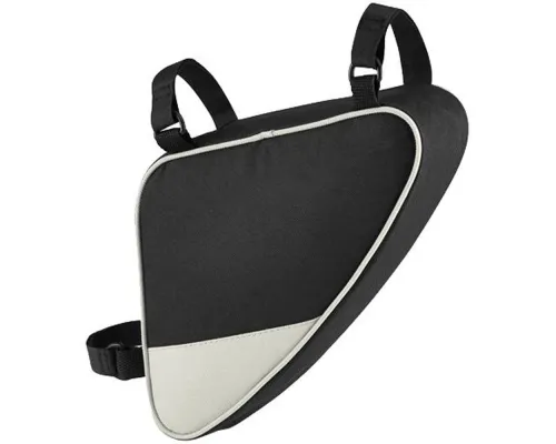 Сумка для велосипеда On the Go, черная с белым Сумка для велосипеда On the Go, черная с белым