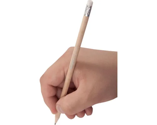 Карандаш простой Hand Friend с ластиком, неокрашенный Карандаш простой Hand Friend с ластиком, неокрашенный